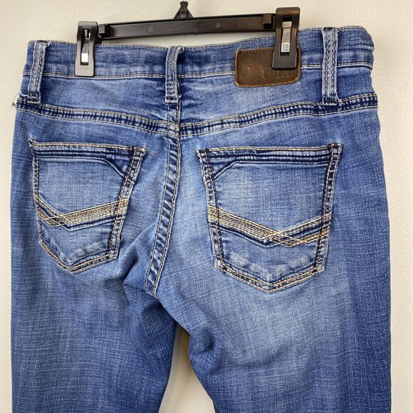 Buckle BKE Jeans Men's 30r 30x31 Blue Stonewash Mason Taper stretch comfort - Picture 4 of 11